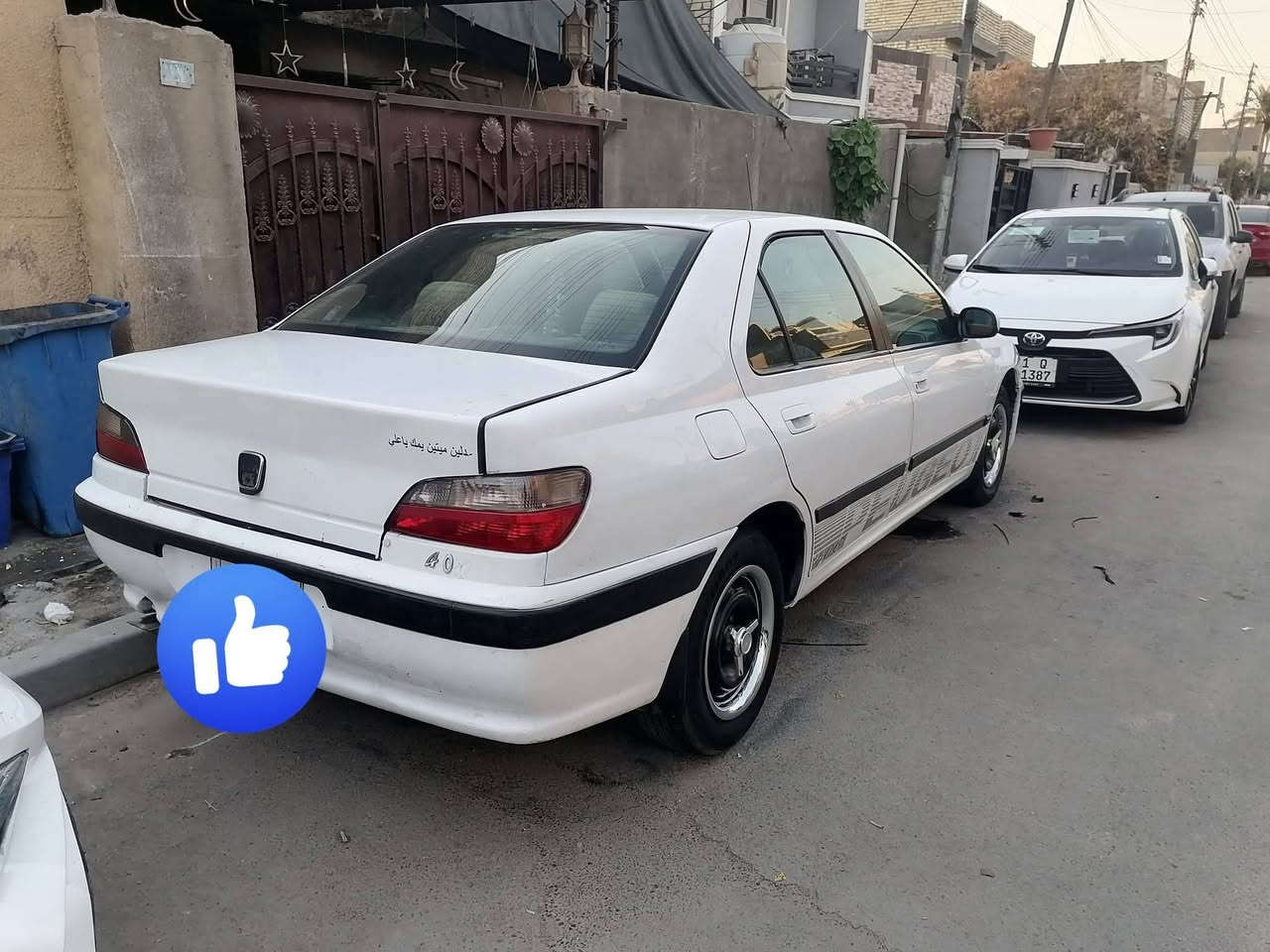 بيجو 406 موديل 1995 بلادي كير ومكينه كورله1800 اوتماتيك رقم بغداد مشروع وطني سنويه لل 2028 تخم تاير سياره نضيفه تبريد شغال وثلج  بدون ضربه ولا صبغ بيها رصعات وبيها ملاحضات بسيطه  السعر 48وبيها مجال  *********** عنواني بغداد حي الجهاد
