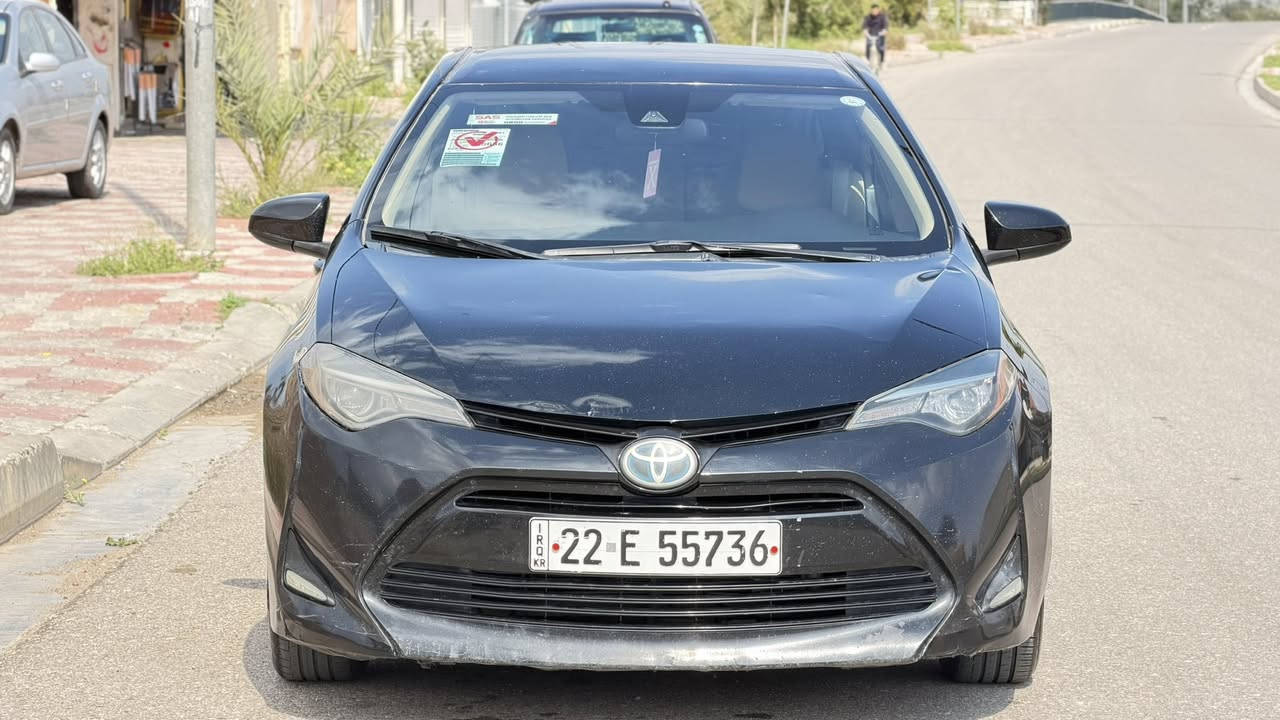 سلام عليكم
للبيع 🔥
تيوتا كورلا 🔥
موديل 2017🔥
بجم كبس 🔥
داخله كلين 🔥
ايرباكات سليمه 🔥
رادار 🔥
داخل بيجي 🔥
ماشيه 128Mil 
سونيه ورقم جديد 🔥
تخم تايرات جديد 🔥
سعر 118 وبي مجال 
مكان السيارة دياله خانقين ✅
اي استفسار ***********
