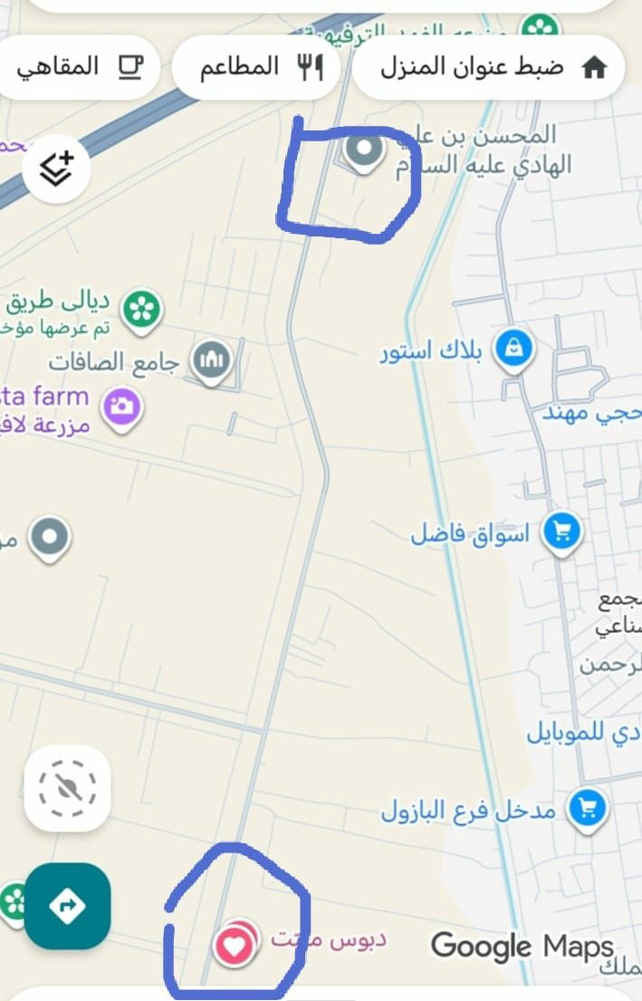 قطعة ارض للبيع 100 م طابو زراعي سند 25 الوجه 6 النزال 17 خدمات كاملة مكاتبة رسمية ويا صاحب السند ووكالة حق تصرف قرب الإمام المحسن التفاصيل خاص او اتصال 
*********** محمد عنكوش
