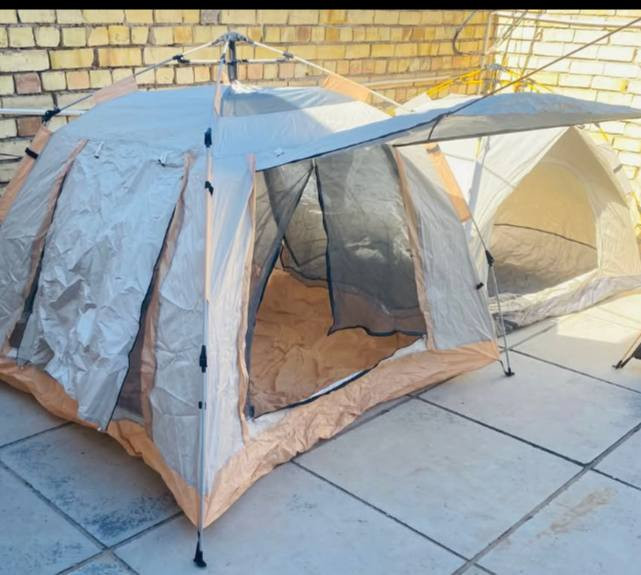 السلام عليكم اخوان
ياالله متوفر خيم اوتوماتيك سعر لوحدة 25الف 
للحجز ***********
