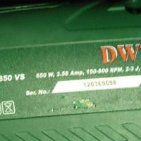 دريل همر اربع شروح ماركة DWT السويسرية 650 واط 2-3 جول تحكم بالسرع همر...