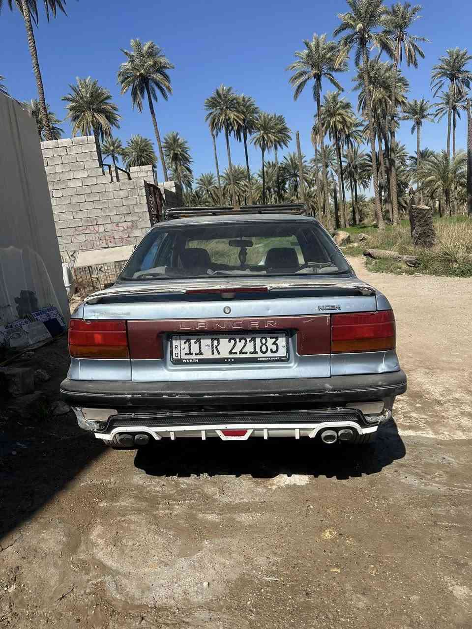 من رخصة المدير لانسرللبيع موديل91 كشر ابلاد بدون صبغ بيهه باب السايق ضربه ع البارد كير ضمنان صوت بوش بلكرنك كهرباىًيات شغاله فول باتري جدي داخل حلو سياره رقم بغداد دولي بسمي سنويه لل٢٧ العنوان بعقوبه باب الدرب سياره امناسبه سعر سترته اتصال ***********
