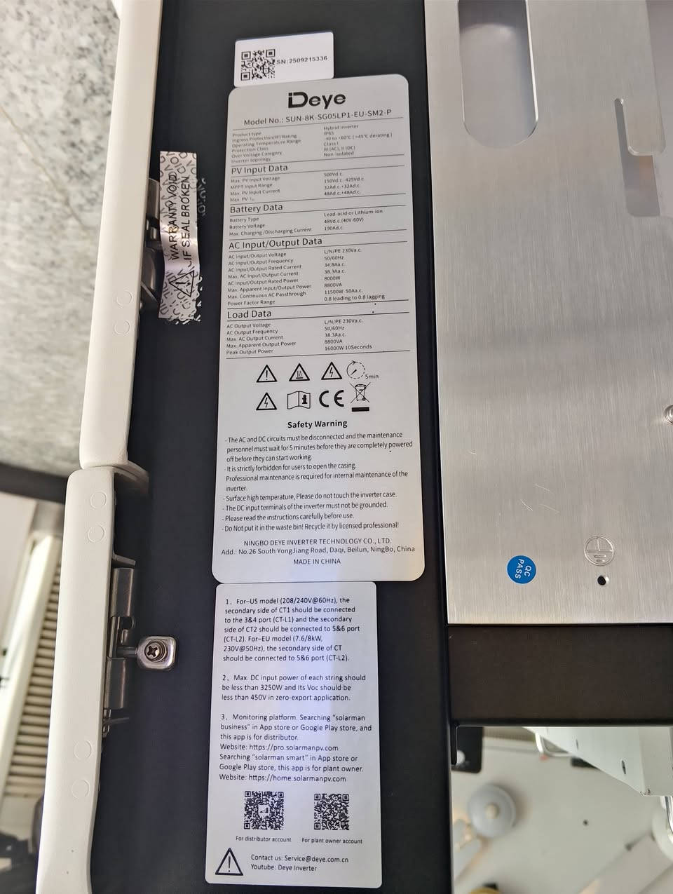 يالله 
يتوفر انفيرترات #deye 
حجم ٦ك اوف كرد 
حجم ٨ ك هايبرد
كميه محدوده
بغداد القاهره 
***********
