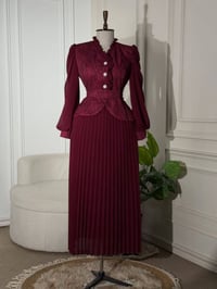 فستان العيد • شيفون مبطن • مقاسات ٣٨-٤٦