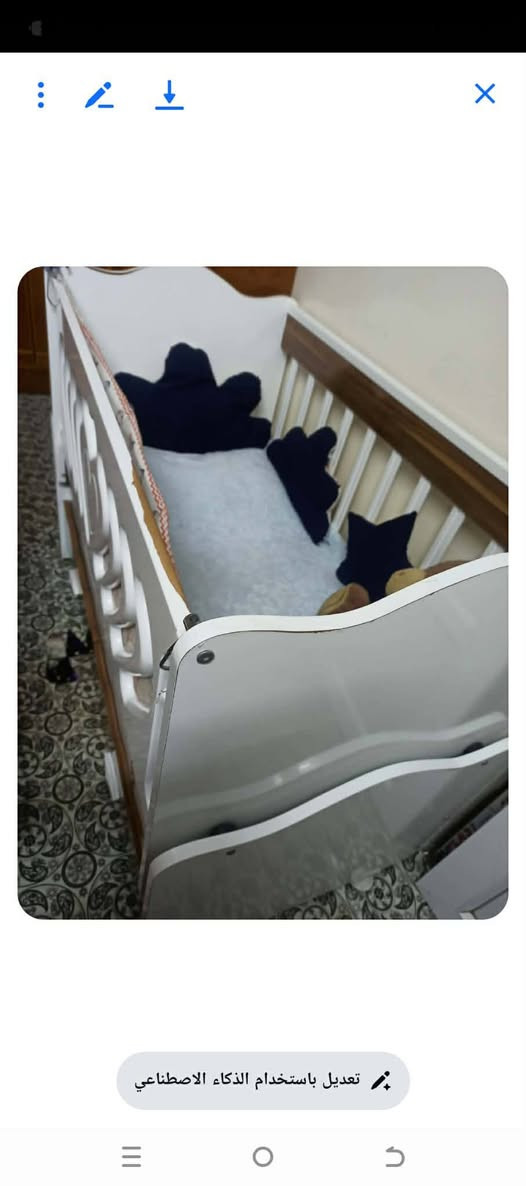سلام عليكم تخت أطفال بعدها جديده السعر,150 للتواصل ***********
