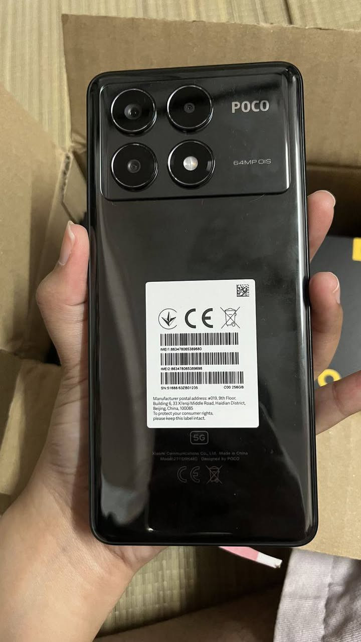 اسم الجهاز بوكو POCO X6 Pro  الذاكرة 512 والرام 12+12 الجهاز محمل بي العاب بلي فور شكد ما معالجة قويه


**إذا كنت صاحب هذا الإعلان وتريد حذفه لأي سبب، رجاءا أرسل رسالة إلى الدعم الفني**