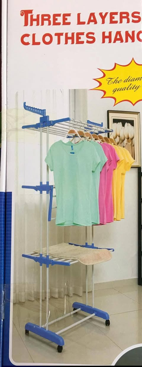 هذا المنتج هو منشر غسيل ثلاثي الطبقات مصنوع من أنابيب معدنية وبلاستيك، ويتميز بقدرته على حمل وزن يصل إلى 50 كجم وقابليته للطي لسهولة التخزين بيه نقص جرخ واحد فقط


**إذا كنت صاحب هذا الإعلان وتريد حذفه لأي سبب، رجاءا أرسل رسالة إلى الدعم الفني**