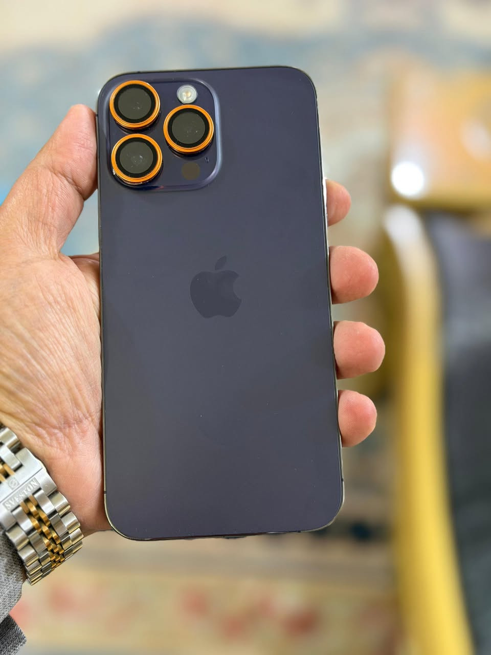 السلام عليكم
ايفون 14 برو ماكس لون بنفسجي 
ذاكره 256 
بطاريه 86 
نموذج M
الجهاز مكفول من كلشي على الفحص 
السعر (825) بي مجال بسيط 
المكان الفلوجه 
***********
