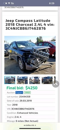 جيب كومباس • ٢٠١٨ • حادثه بسيطة