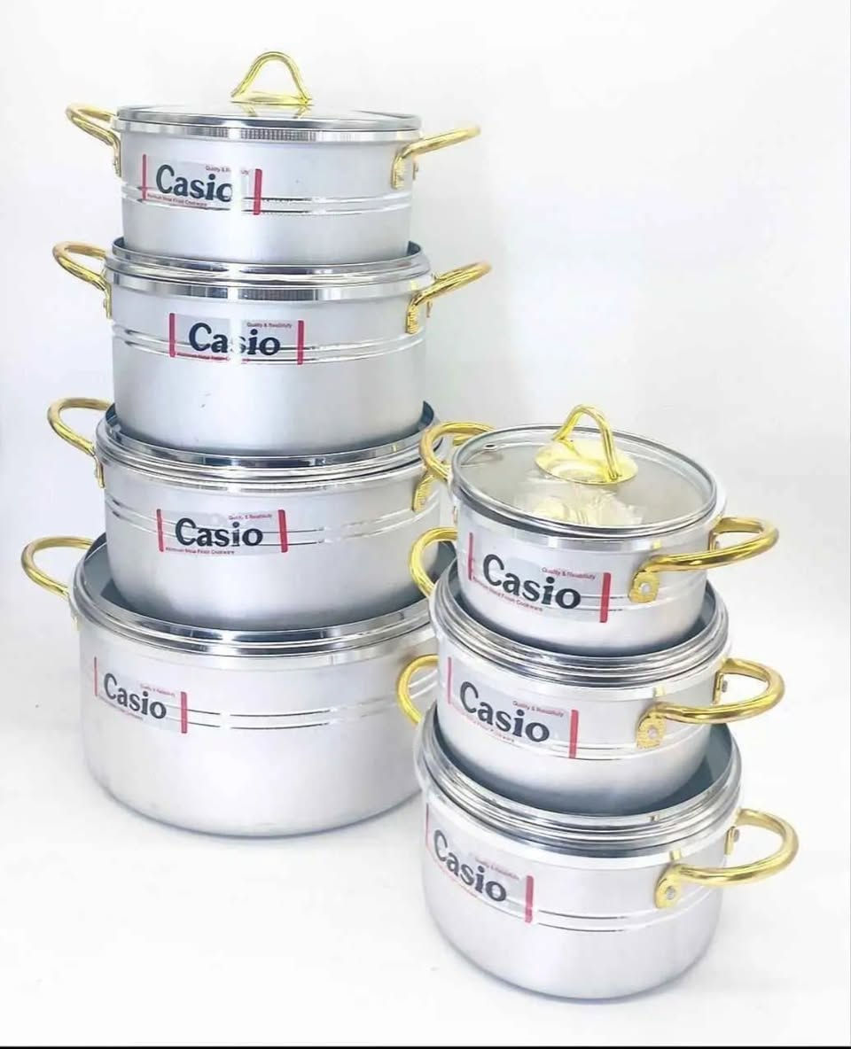 #جديد المجمع
سيت كدور كاسيو 👍
7قطع 🥰
 دواخل زيتيه.. قاعده ليزريه... يده هبي...
غطاء بايركس
السعر 27/الف.                                                العنوان نجف سايدين جامعه وفاء 🥰 قرب مجسرات الزهراء 🥰 مقابل مدرسة ابن الهيثم الاهليه 🥰 تتوفر لدينا خدمة توصيل داخل النجف والمحافظات الأخرى 👍


**إذا كنت صاحب هذا الإعلان وتريد حذفه لأي سبب، رجاءا أرسل رسالة إلى الدعم الفني**