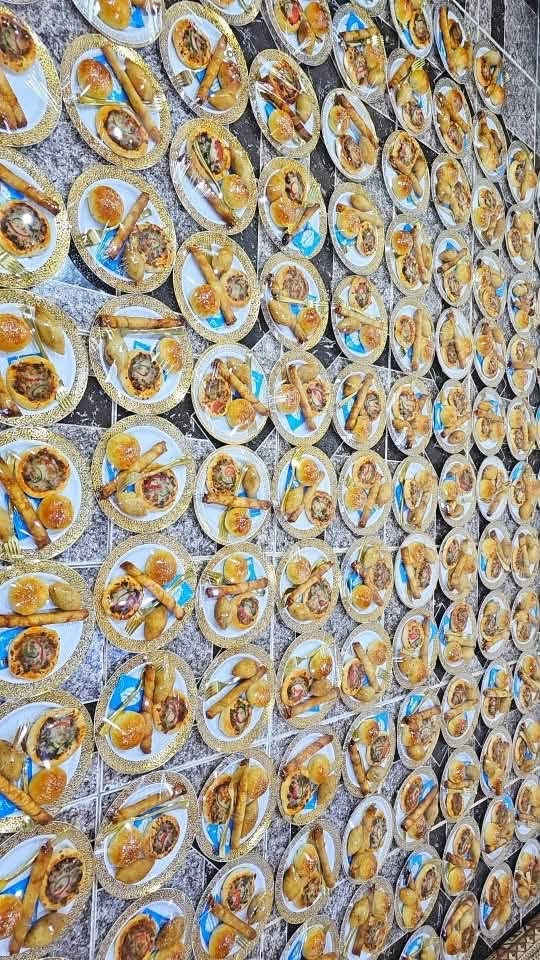 سلام عليكم
 هذا نموذج من اكلاتي
اسوي كافة اكلات كبة و دولمة وبرياني انواع دجاج او لحم وبورك وباجة ومعجنات وكيك وكليجة وفطاير وميني بيتزا حسب طلب الزبونة ومستعدين تحضير كافه مناسبات
نوجد توصيل كافة مناطق كركوك ومحافظات
اريد دعمكم وتدللون
للاستفسار اتصال على الرقم
***********☎️
