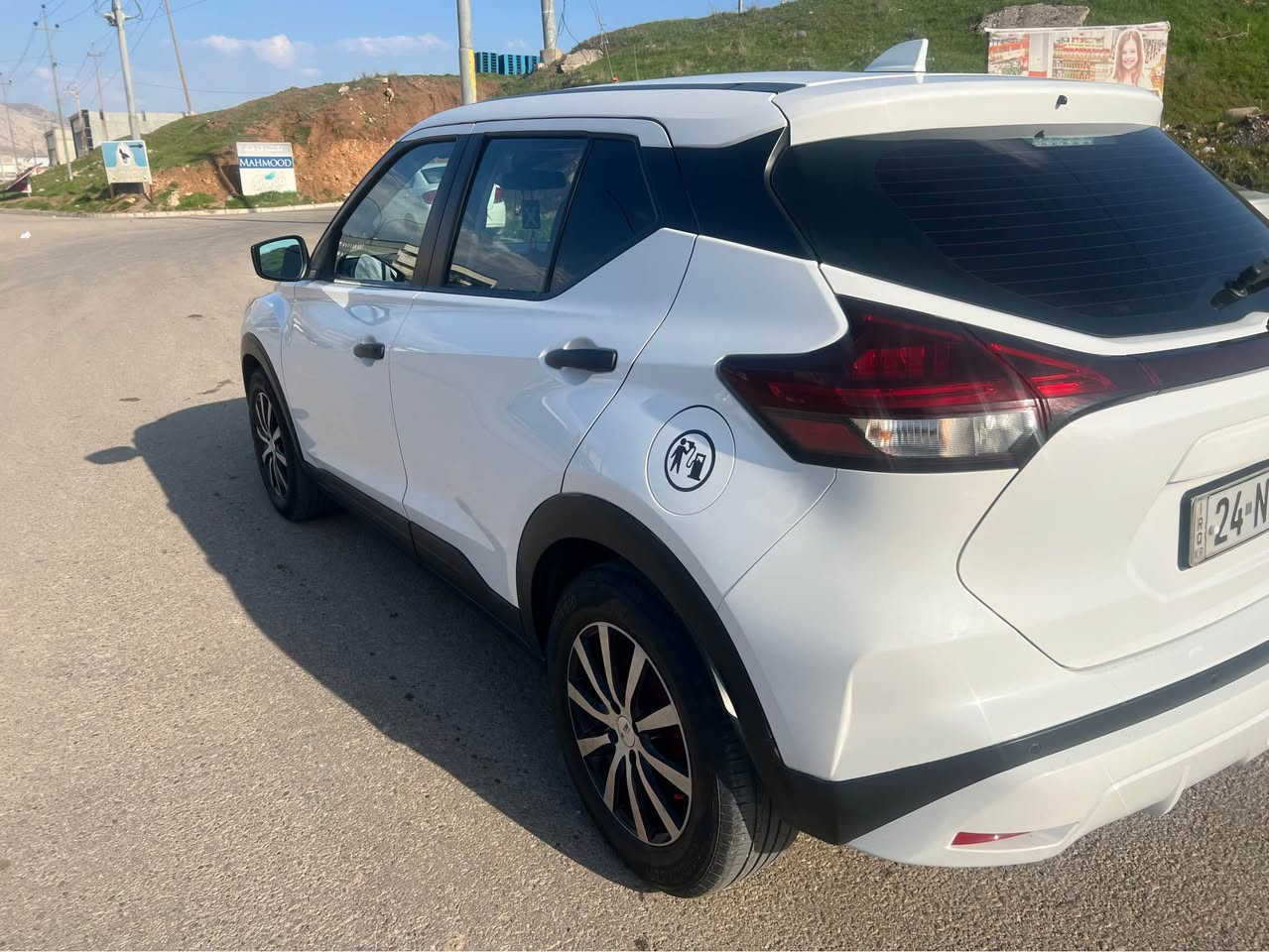 نيسان كيكس موديل ٢٠٢٣ مواصفات شاشة و كاميرا و رادار پيش وپاش ويل كه پ به س بولند صبغ بئ داخلى داخلى شه ر@سيارة بئ ره قه م ١١٨ +١٦ ره قه م =( ١٣٤ )وه ره قه و مجال &&(***********) اكر, نينوى
