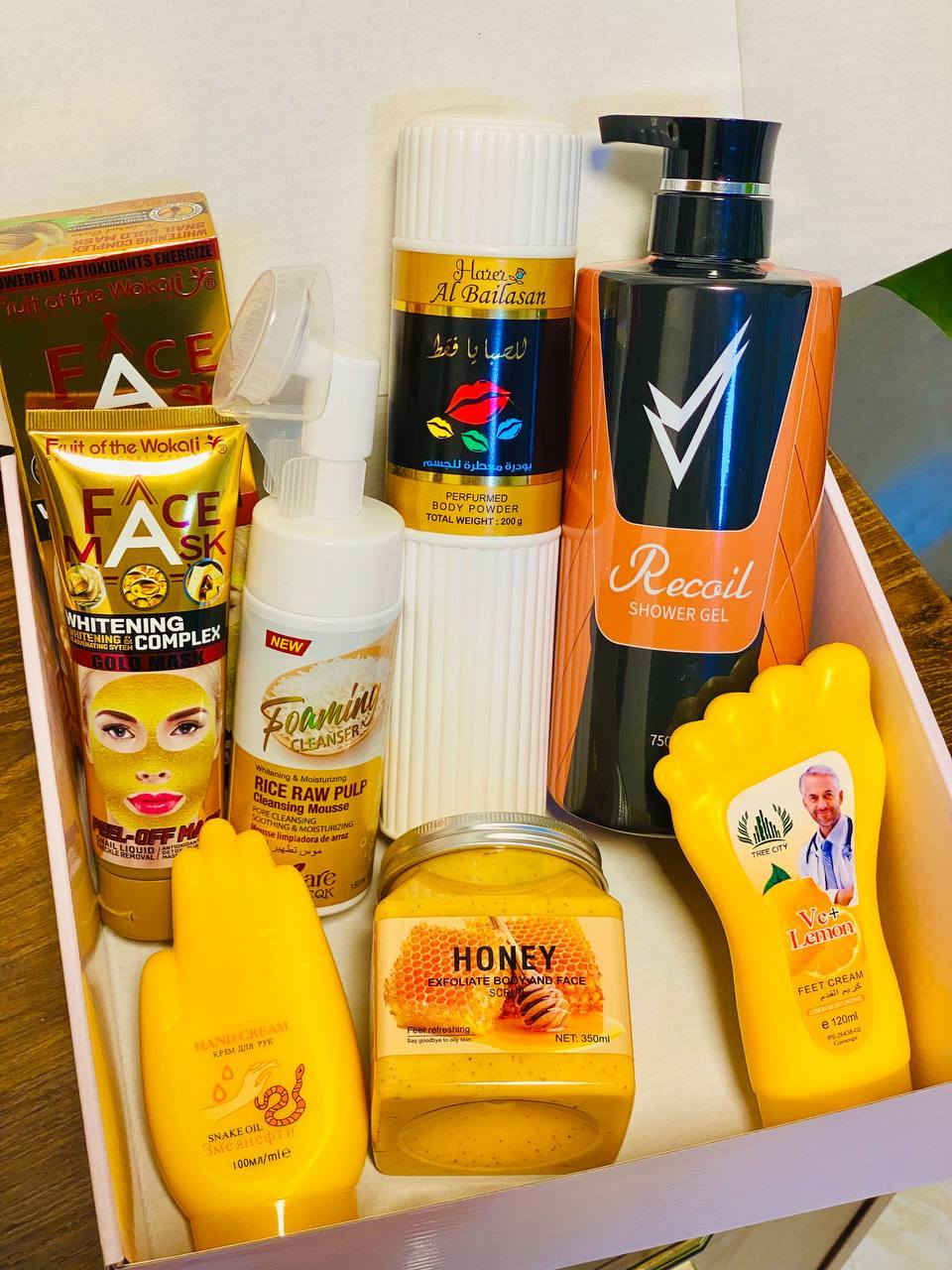 عرض كامل للجسم والوجه 🍋💛
شاور 🌸
بودرة الصبايا 🌸
ماسك قناع الذهب 🌸
غسول وجه 🌸
مقشر وجه وجسم 🌸
مرطب كريم لليدين 🌸
مرطب كريم للقدم 🌸

سعر والحجز خاص


**إذا كنت صاحب هذا الإعلان وتريد حذفه لأي سبب، رجاءا أرسل رسالة إلى الدعم الفني**