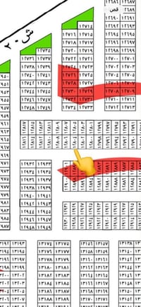 مكتب الشروق للعقار قطعة ارض للبيع   رقم العقار 12804  مقاطعة 10/2  طاب...