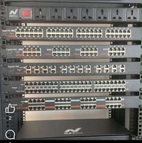 Patch panel  16 port 10-100✅ 24 port 10-100✅  8 port giga ✅ .  ✅للحجز ...