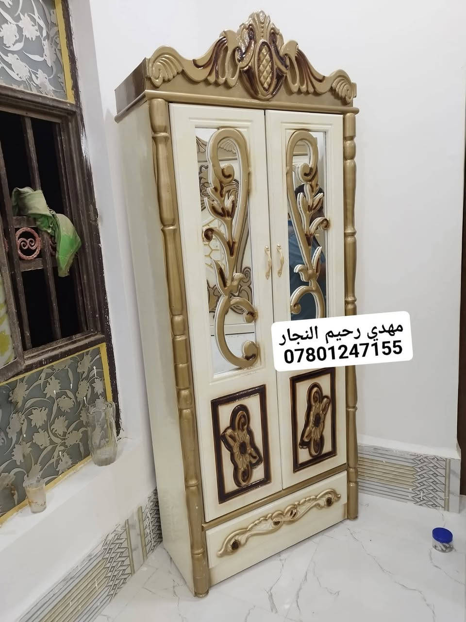 يستمر معمل(مهدي رحيم النجار )
بعمل كافه التصاميم التركيا. بنجاره عراقيه تزكام.

واصباغ حراريه وجميع الألوان 

نعمل حسب قياسات والتصاميم المطلوبه.

العنوان الناصريه قرب مستشفئ التركي 

يوجد خدمه توصيل لكافه محافضات . العراق❤️ 

لاستفسار ***********. واتساب.
