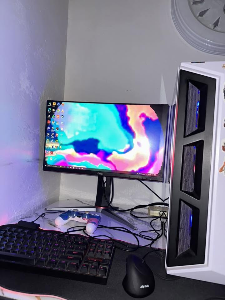 M.B h410m-k
i5 10400F

Rtx 2060 6gb Palit

Ram 16Gb (8*2) 3200MHZ

PSU 650W

SSD 512gb

HDD 1tb

SAMA موبرد ماي 

 شاشه ٢٤ ١٤٤هرتز ماوس كبورد سعرهم 100 دولار وحدهم   سعرة كامل مليون ومية وبيهة مجال 🤍


**إذا كنت صاحب هذا الإعلان وتريد حذفه لأي سبب، رجاءا أرسل رسالة إلى الدعم الفني**