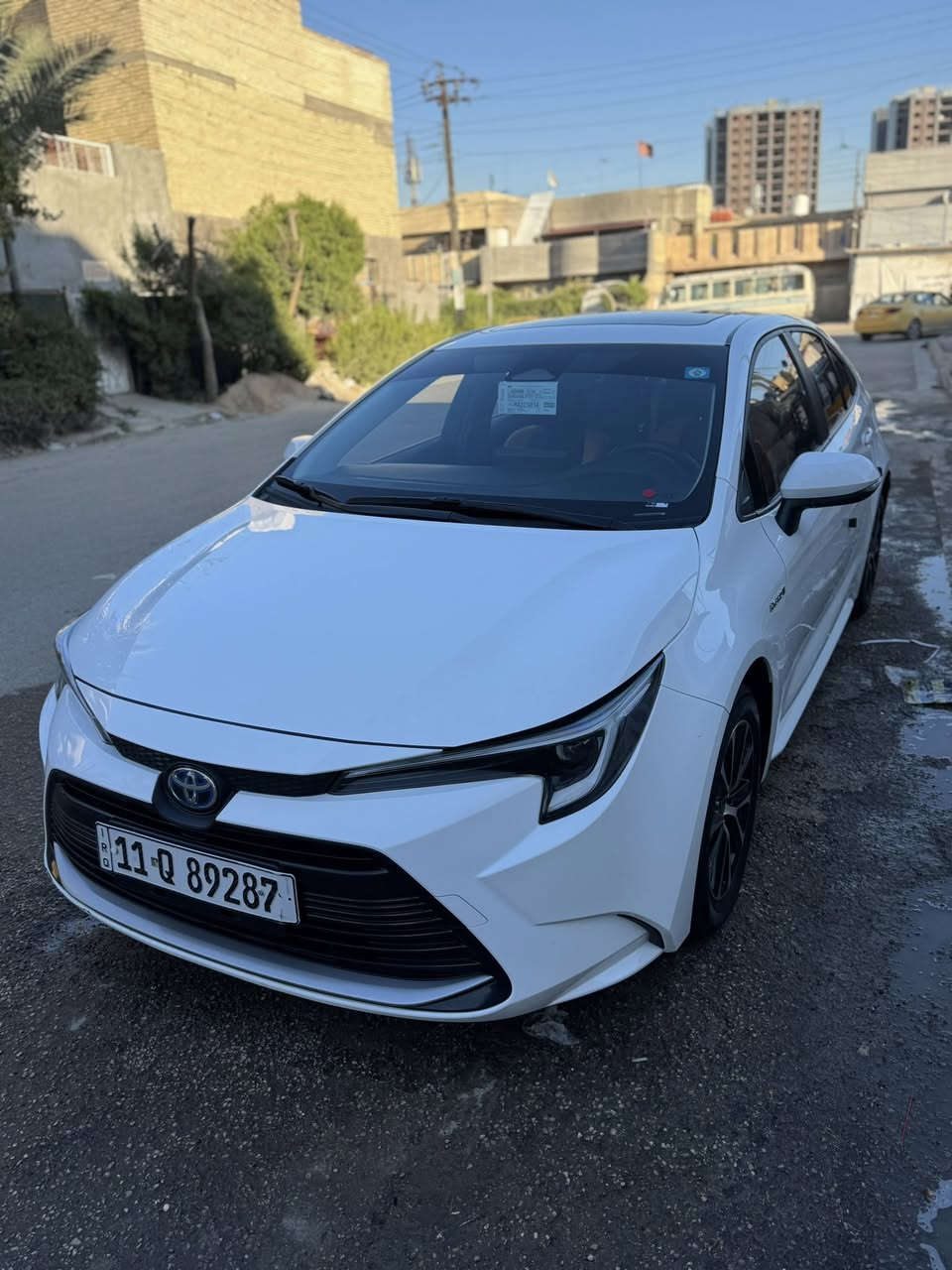 كورلا هايبرد شكل الأمريكي علامه الزركة موديل 2024 ماشية 28 الف كفاله من الصبغ والتبديل بيها رصعتين كلش صغار موضحة بصور والباقي كفاله فول عدا الكشنات مو كهرباء 
السعر 150 قفل 
*********** حي الإعلام بغداد
