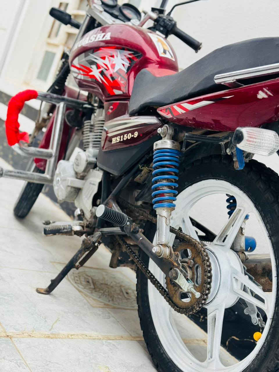 دراجه للبيع هيوشه موديل ١٧ بدون وراق جهازه مكان عامريه الصمود السعر ٥٠٠ بيها مجال رقم
***********
