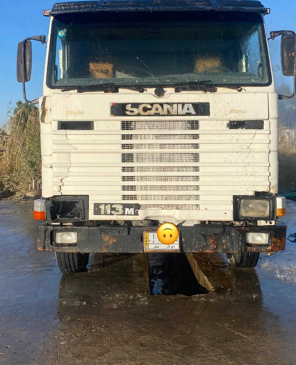 سلام عليكم سكانيا 1991 دخول جديد هزاز  بعد بس استلام الوحات (سعر١٤٠بيها مجال) كير 5*5 تانكي 16 الف حديد عنوان ناصريه قضاء البطحاء رقم/***********
