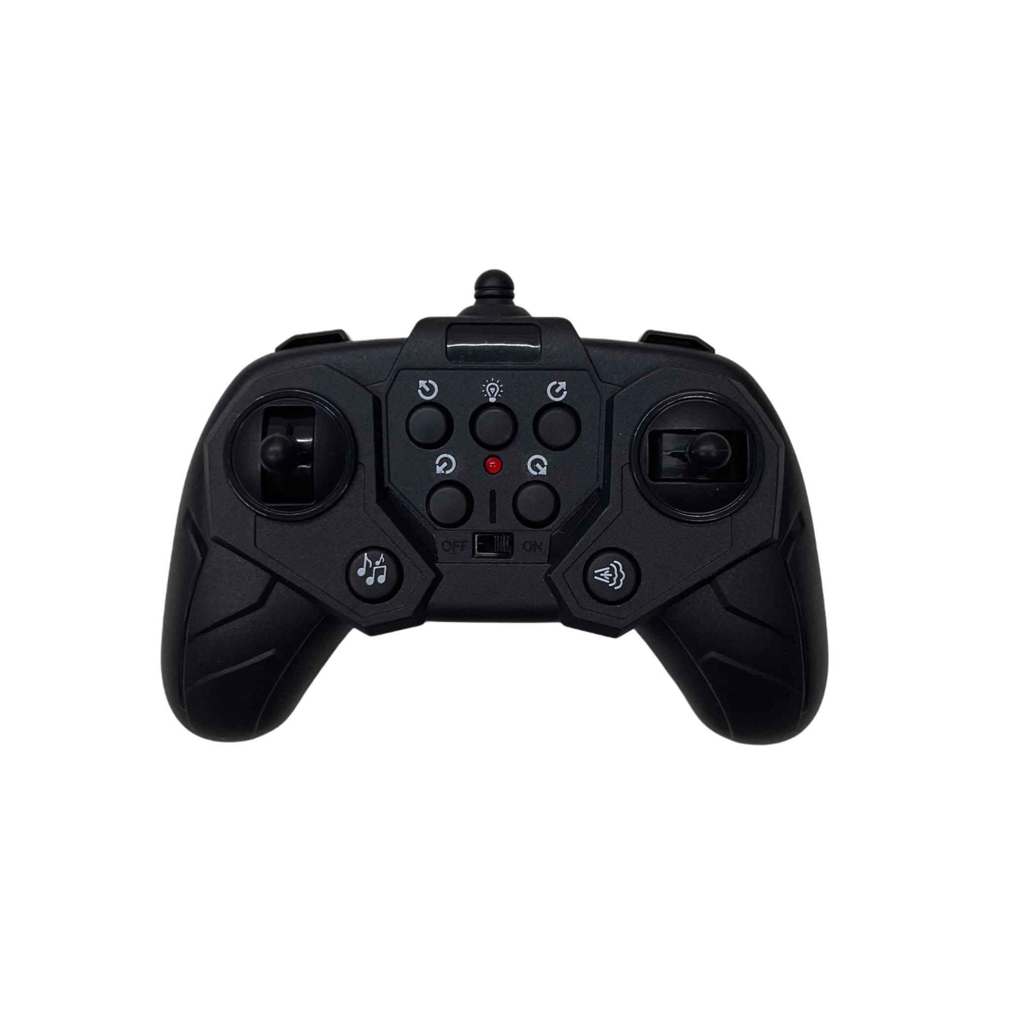 روبوت RC متعدد الحركات مع مؤثرات ضوئية ودخان – موديل 8882E

• روبوت ألعاب يتم التحكم به عن بُعد، مصمم بحركات متعددة وأوضاع مختلفة للقيادة والعرض.

المميزات:
• تحكم لاسلكي بواسطة ريموت كنترول بتصميم مريح
 
• أوضاع حركة مختلفة (التحرك، الانخفاض، أوضاع جلوس وحركة)
 
• مؤثرات ضوئية مدمجة (Indicator Lights)
 
• خاصية رش/دخان (Spray)
 
• يدعم التشغيل مع الموسيقى (Music)
 
• تصميم بعجلات متعددة للحركة والاستقرار

 • نوع المنتج: روبوت ألعاب بالتحكم عن بعد
• مصدر طاقة الروبوت: بطارية قابلة لإعادة الشحن 3.7V
 • مصدر طاقة الريموت: 2 × بطارية AA 1.5V (غير مشمولة)
 • الإضاءة: نعم (Indicator Lights)
 • المؤثرات: ضوء + رش/دخان موصل, نينوى


**إذا كنت صاحب هذا الإعلان وتريد حذفه لأي سبب، رجاءا أرسل رسالة إلى الدعم الفني**