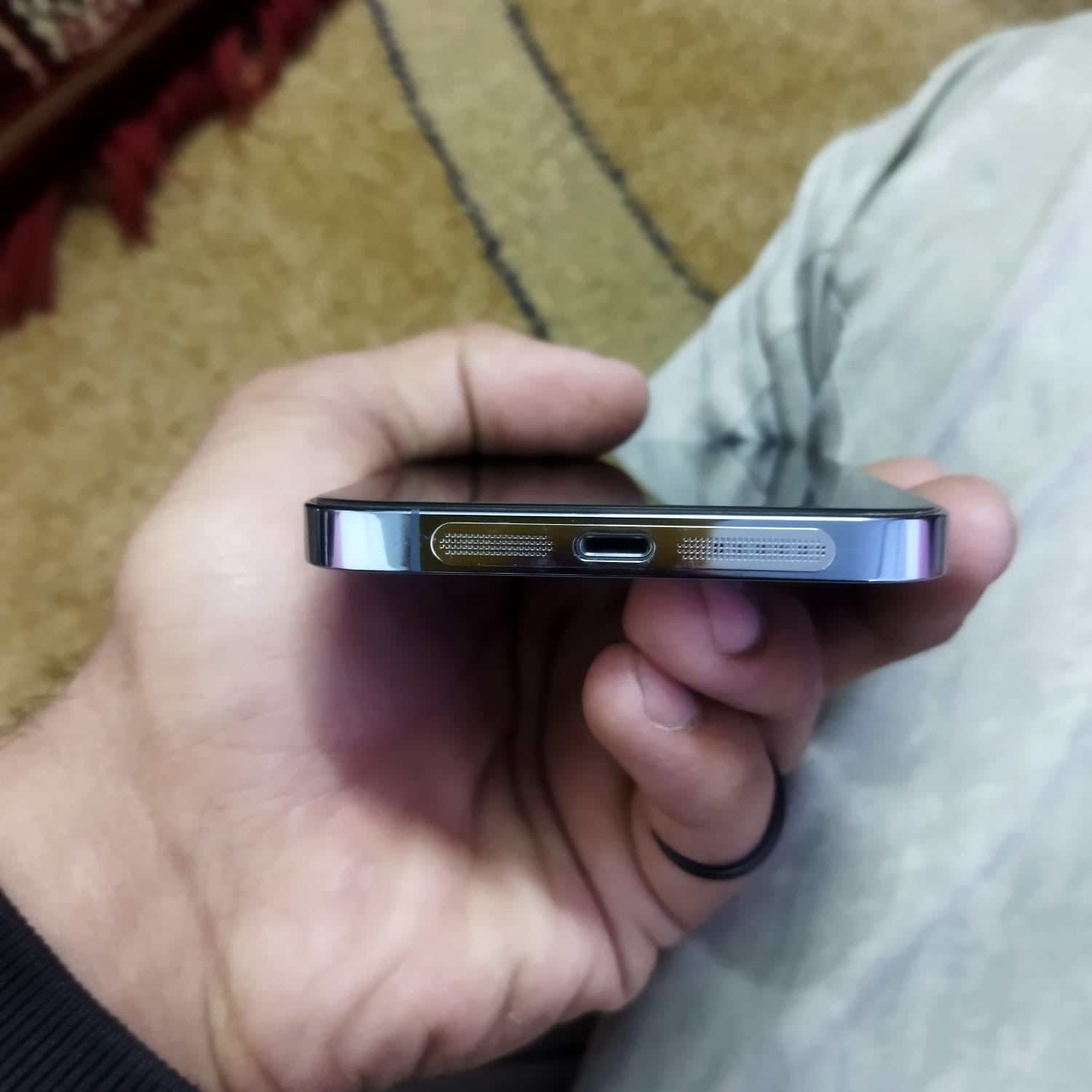 أسلام وعليكم 13برو ماكس نضيف كلشي شغال بي مابي لا
كسر ولا شخوط كلش نضيف بطاريه 91مكاني 

(ناحيت الوحده بدور الزراعه)

(***********واتساب أو نتصال)السعر750 وبي مجال
