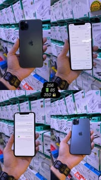 11 برو ماكس  ذاكره 256  بطاريه 85  الجهاز نضيف وما مفتوح  كله وضع شركه...