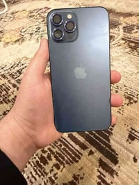 ايفون ١٢ برو ماكس ذاكرة 128 بطارية 77 جهاز مكفول من كلشي كلشي ما مبدل ...