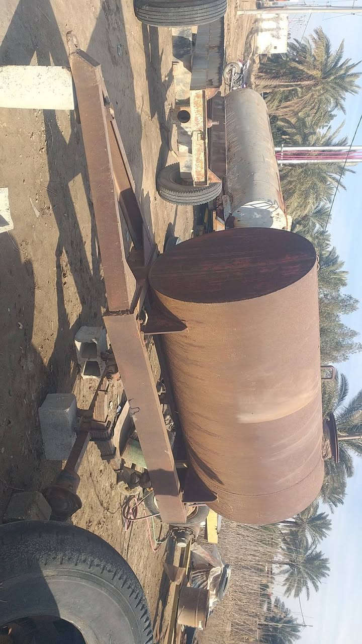 للبيع مقطوره ٢٥٠٠لتر جاهزه حديد  ٥ملم جاهزه تخم تاير *********** بابل الحمزه الغربي الخميسيه
