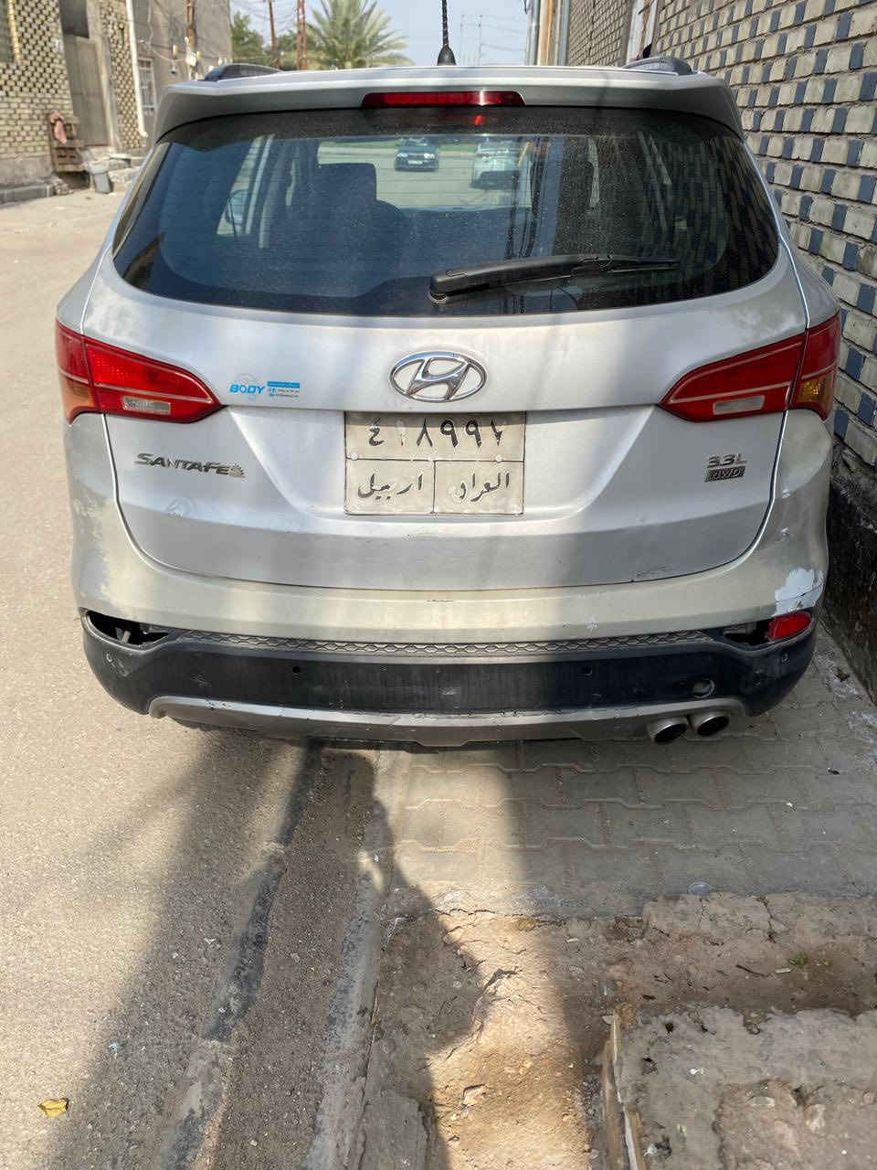 سنتافي موديل 2015 اربيل6 سلندر  وارد خليجي 
سلفري  
صبغ الدعاميات والجاملغ الامامي الايمن
مكان السياره نجف 
السعر 150 وبيه مجال 
***********
