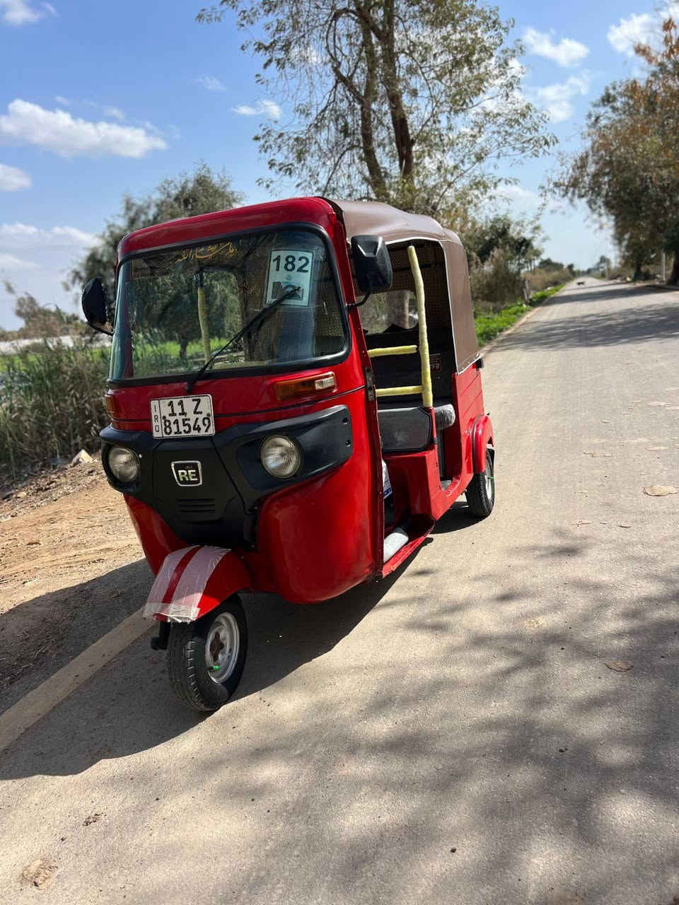 السلام وعليكم
تكتك موديل  2018/12/30   رقم انكليزي وسنويه وتحويل ثاني يوم السعر   5.500 وبيها مجال 
مكينه ( 20 ) خير من الله كل نقص ما بيها كبل لشارع

العنوان بغداد المدائن هذا رقمي   ***********
