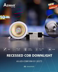 سر جمال ديكور بيتك.. يبدأ من الإضاءة الصح! ✨ وفرنالك إضاءة Recessed CO...