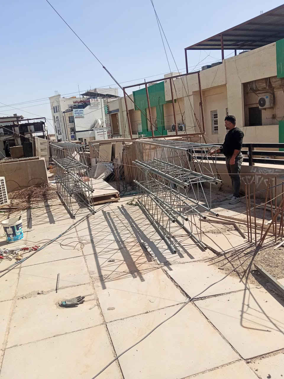 السلام عليكم تم فتح برج 45 متر رباعي *********** متوفر حديد ابو ال 35 وبال 45 توصيل موجود لكافه المحافظات
