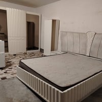 ٦ قطع • لون تبني • سكة درج مكسورة