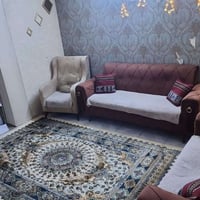 قنفات ٧ مقاعد • مع المفرش والكوشات • كرادة داخل