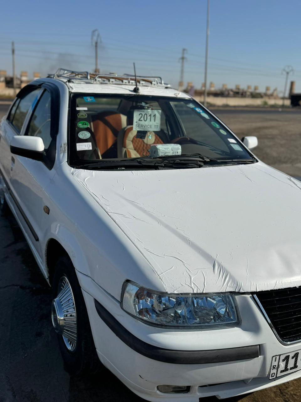 اخوان مكلف بالنشر 

سمند ٢٠١١ خصوصي بغداد انكليزي باسمي 

السيارة بلادية بدون حادث بيها طخات بسيطة بدون صبغ ومعجون فقط بارد قليل باب السايق والورا 

داخل دوشمة جديدة ارضيات دشبول 

كهربائيات كاملة كلها شغالة 

مكينة كير كفالة بالشرط لا نفخ ولا بخار بلادي

تبريد ثلج منضومة جديدة 

تايرات صدر فوك النص عمر 

منضومة البانزين جديدة نوزلات بلكات السيارة اقتصادية خير من الله

وبقية الصور تشرح الحالة والسيارة كدامكم كلشي واضح

مكاني ديالى الخالص 

هـ / ***********

السعر $ ٤٣
