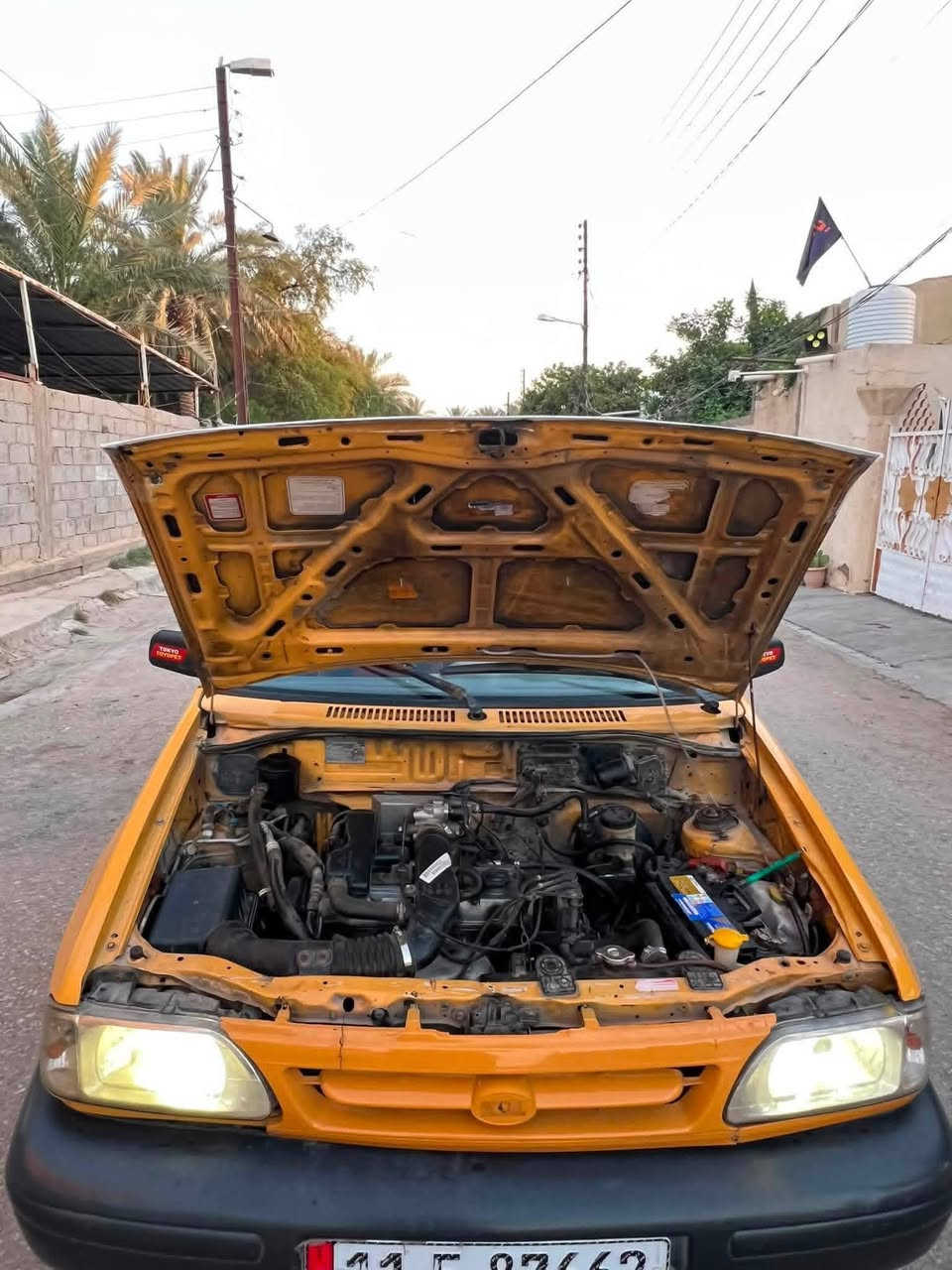 يالله السلام عليكم بيع سريع
سايبا  مديل 13 رقم بغداد انكليزي تحويل ثاني يوم السياره   كير ومكينه خير من الله ع وضع الشركه  حددايه تخم تاير جديد السياره كلها جاهزه بمعنى الكلمه كهربائيات كلها شغاله السياره جديده ومتعوب عليها السياره نقص برغي مابيها وجاهزه معروضه 23وبيها مجال حك الجيه مكانها بابل
 للاستفسار‏‪***********‬‏
