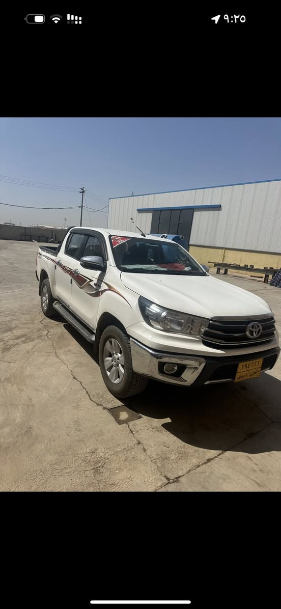 #تيوتا هايلوكس 2018 
كير عادي …محرك مامفترح شرط…
شرط محرك لانفخ ولاصرف 
صبغ ومعجون مآبي مجرد مكان بارد 
ماشي ٢٠٠ 
بي كاربون بانزين 
تحويل شرط ثاني يوم 
السعر. #250 وبي مجال قليل 
شراي اتصل ***********
