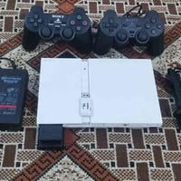 بلاي ستيشن2 ابيض • جويستك 2 • فلاش 16 جيجا