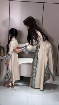 فستان دابل ايطالي • نسائي 38-48 • اطفال 6-15 سنة