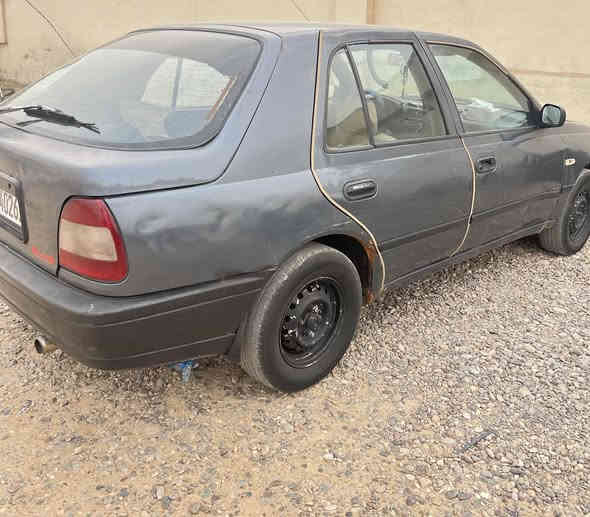 السلام عليكم 
 للبيع نيسان صني موديل1992
باسمي شرط التحويل اول يوم
سنويه لل 29
محرك جديد مبدل قبل شهر ترايك لبغداد
سياره حلوه ونضيفه وخدميه
السعر35 وبيهاا مجال بسيط
للاستفسار ***********
