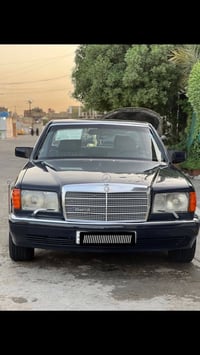مارسيدس 300S رئاسي (الباب الطويل) بدون ضربة وحادث  موديل 1988 محرك بلا...