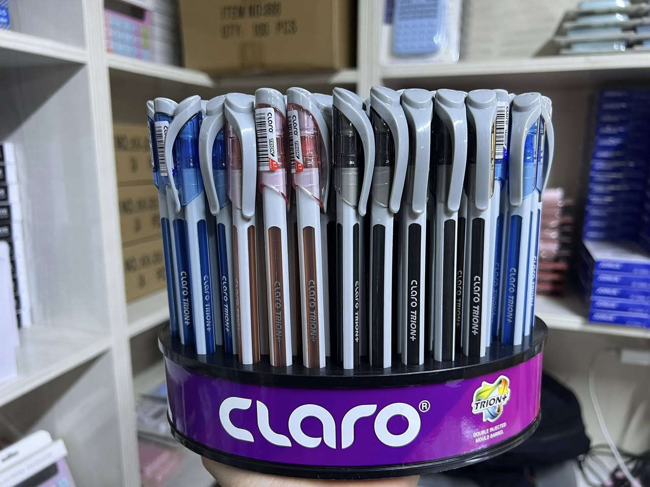 قلم جاف ماركة كلارو اصلي 0.7😍😍

كود:5009
عدد كارتون:12ستاند
ستاند 100قلم
سعر ستاند:
________
***********
***********

https://t.me/zanyar2stationery
