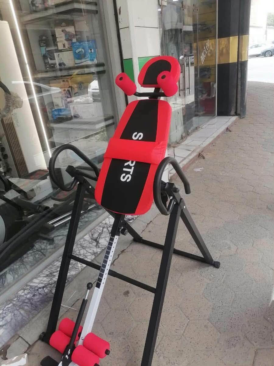 🔶جهازالطاولة المعكوسة  Inversion Table
🔵لعلاج مشاكل العمود الفقري والدسك ورفع  الآلام 
🔶وايضاً يستخدم لتمارين شد المعدة  والخواصر          🔴 السعر 80 الف تحمل140كيل 
التواصل على الرقم : ***********
بغداد
