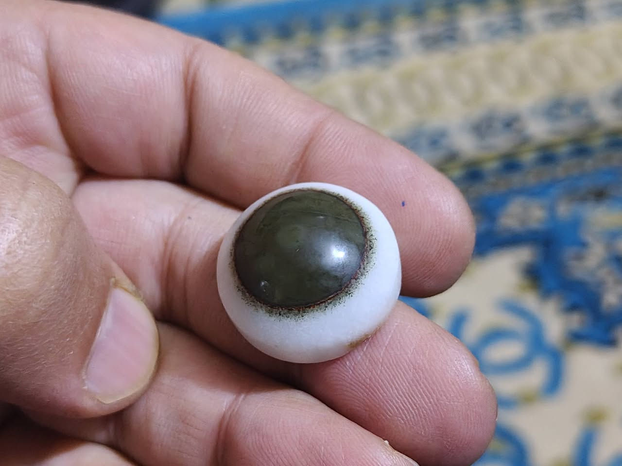 جزع يماني بقري عين قهوائي عين صريح حجم راهي يماني ذمه وطبيعي ذمه السعر 35 الف للطلب ***********
