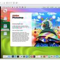 تنصيب فوتوشوب وبرامج ادوبي للماك بوك طبعا ماعندي ماك فنزلت محاكي اله ع...
