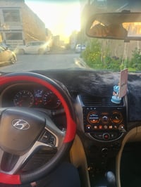 هيونداي أكسنت 2013 خليجي 🔥 (لون ابيض ) صبغ ( بالجاملغ و شبر بنيد) محرك...