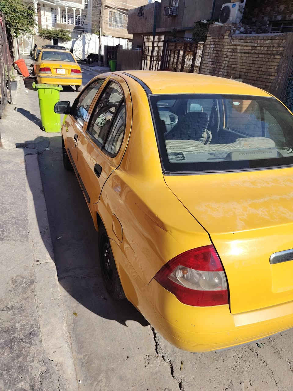 السلام عليكم طيبه 2015 بيه باب الخلفي صبغ وبنيد تبديل
سياره جاهزة السعر 35بيه مجال بكان بغداد ***********
