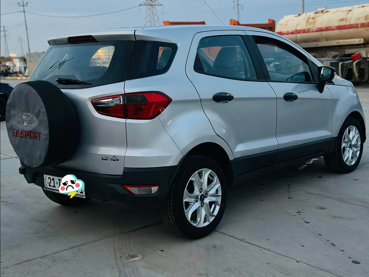 فورت ايكو  سبورت
 ( 4 )سلندر مرغوب
2015 خليجى شركه نيفيا
قطعتين  صبخ بدون داخل 
بشرط  كير محرك تبريد 
سنوى رقم زنكه جديد
سياره مابى نقس تايرات جديد 

سعر ٨٢ شويه مجال 
***********

فورت ايكو سبورت موديل 2015 
 ( 4 )بستونى مرغوب 
خليجى  شريكه نيفيا
بشرتى گيرو مكينه و تبريد 
دوو بەلە  سبوخ بى ناوكردن 
سنوى رقم زنكه تازه 
سياركه بى نوقسانيه و تايكانى تازه كالار, السليمانية
