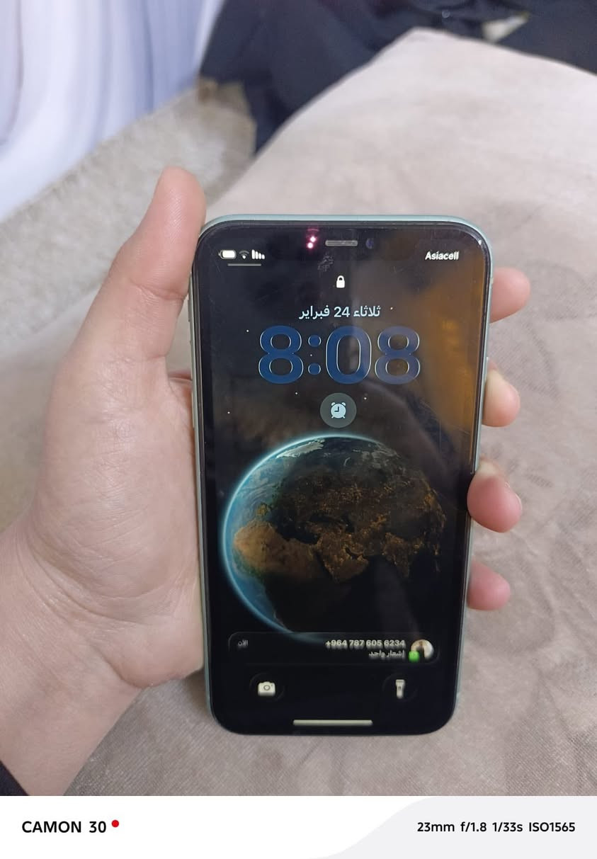 سلام عليكم ورحمة الله وبركاته ايفون 11 عادي ذاكرة64 مبدل بطارية فقط نسبتها 100 كلشي شغال فقط بطارية مبدلة مكاني كربلاء ملحق الفارس شارع القدس رقمي تواصل *********** سعر 230 بي مجال خير من الله
